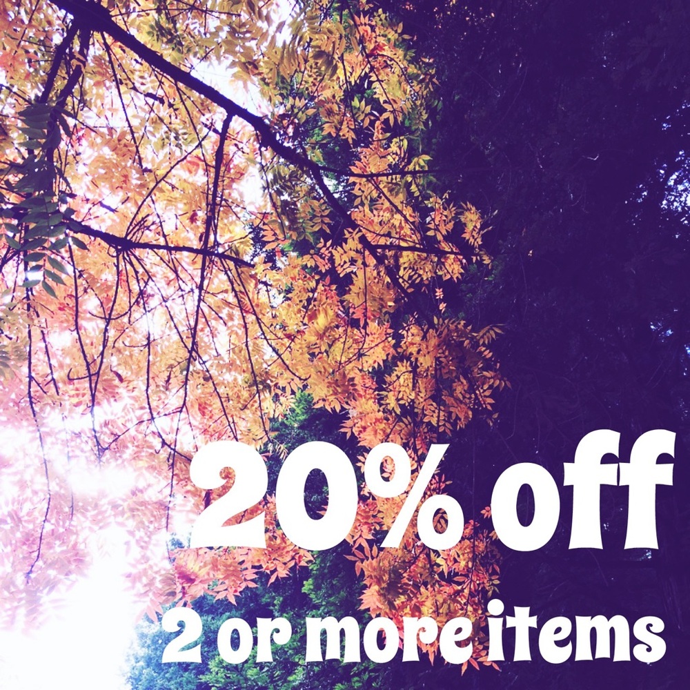 ✨ 20% Off 2 or More Bundled Items! ✨